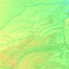 Mapa topográfico Vichada, altitud, relieve