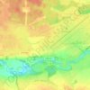 Mapa topográfico Межно, altitud, relieve