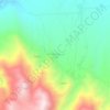 Mapa topográfico Garrai Kalaiګړۍ کلی, altitud, relieve