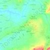 Mapa topográfico Le Bé, altitud, relieve