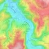 Mapa topográfico Ronzon, altitud, relieve