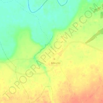 Mapa topográfico Самохвалово, altitud, relieve