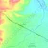 Mapa topográfico El Pajonal, altitud, relieve