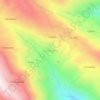 Mapa topográfico La Ramada, altitud, relieve