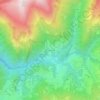 Mapa topográfico Zorzone, altitud, relieve