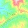 Mapa topográfico Landázuri, altitud, relieve