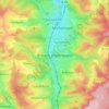 Mapa topográfico Erbach (Odenwald), altitud, relieve