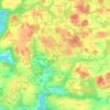 Mapa topográfico Le Stanco, altitud, relieve