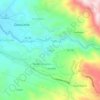 Mapa topográfico Sogay, altitud, relieve