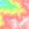 Mapa topográfico Chilca, altitud, relieve