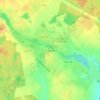 Mapa topográfico Пудость, altitud, relieve