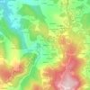Mapa topográfico A Presa, altitud, relieve