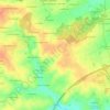 Mapa topográfico Chemillé, altitud, relieve