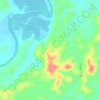 Mapa topográfico Los Ingresos, altitud, relieve