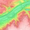 Mapa topográfico Clermont-sous-Huy, altitud, relieve