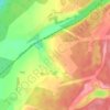Mapa topográfico Сёгла, altitud, relieve