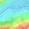 Mapa topográfico Champillon, altitud, relieve