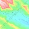 Mapa topográfico Chicuasén, altitud, relieve