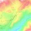 Mapa topográfico Lentag, altitud, relieve