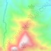 Mapa topográfico Sterkhorn, altitud, relieve