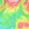 Mapa topográfico Ricoutou, altitud, relieve