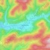 Mapa topográfico Saalhausen, altitud, relieve