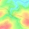 Mapa topográfico Winterton, altitud, relieve