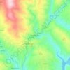 Mapa topográfico Amioso Fundeiro, altitud, relieve