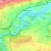 Mapa topográfico Tiefurt, altitud, relieve