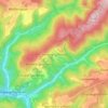 Mapa topográfico Hintere Schnaid, altitud, relieve