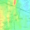 Mapa topográfico Hacienda La Parroquia, altitud, relieve
