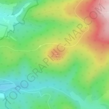 Mapa topográfico Maria Ehrenberg, altitud, relieve