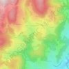 Mapa topográfico Le Grand Pré, altitud, relieve