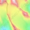 Mapa topográfico Haig Glacier, altitud, relieve