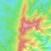 Mapa topográfico Уран, altitud, relieve