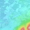 Mapa topográfico Schönau, altitud, relieve