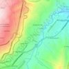 Mapa topográfico Uyumbicho, altitud, relieve