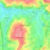 Mapa topográfico Maarke-Kerkem, altitud, relieve