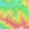 Mapa topográfico Jasse de Cabane Longue, altitud, relieve