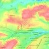 Mapa topográfico Monger, altitud, relieve