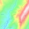 Mapa topográfico Volcanes, altitud, relieve