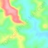 Mapa topográfico Pedra do Chapéu, altitud, relieve