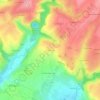 Mapa topográfico La Briaudière, altitud, relieve
