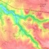 Mapa topográfico Créac'h Ar Zant, altitud, relieve
