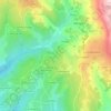 Mapa topográfico Sardinat, altitud, relieve