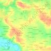 Mapa topográfico Tayée, altitud, relieve
