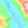 Mapa topográfico Estero Colorado, altitud, relieve