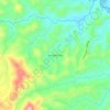 Mapa topográfico Vereda El Filo, altitud, relieve