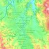 Mapa topográfico La Primavera, altitud, relieve