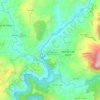 Mapa topográfico Monte da Barca, altitud, relieve